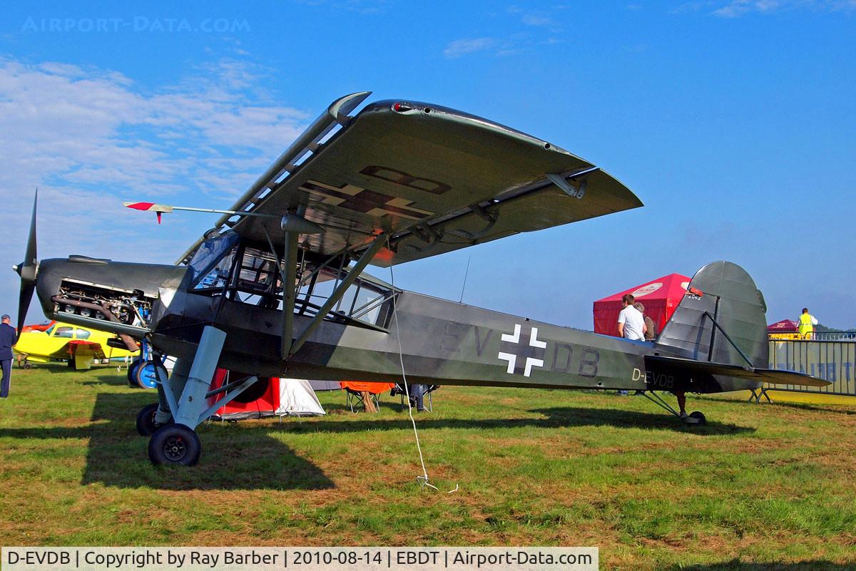 D-EVDB, 1944 Fieseler Fi-156C-7 Storch C/N 2042, Fieseler Fi-156C-7 Storch [2042] Schaffen-Diest~OO 14/08/2010
