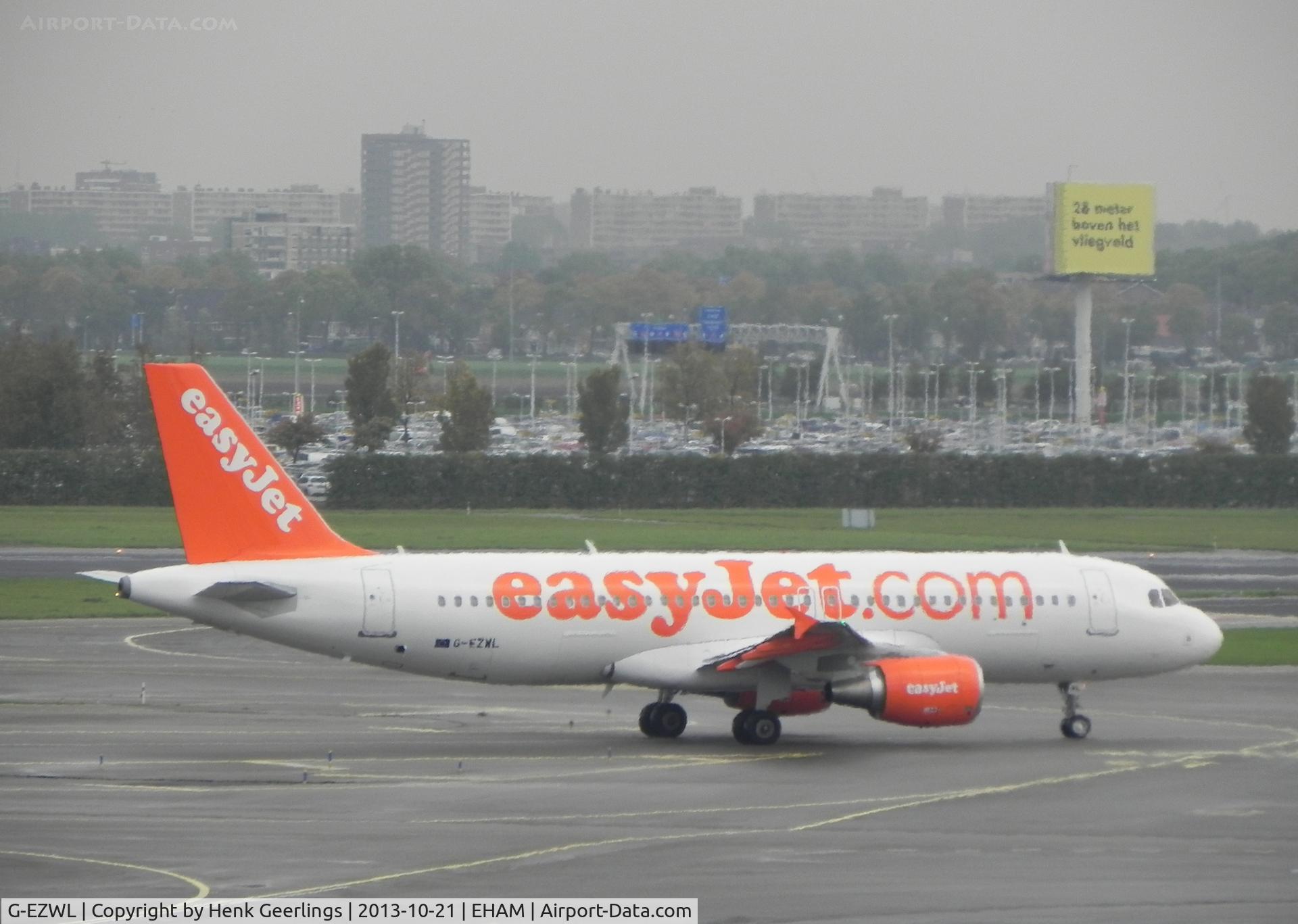 G-EZWL, 2013 Airbus A320-214 C/N 5702, Schiphol Airport