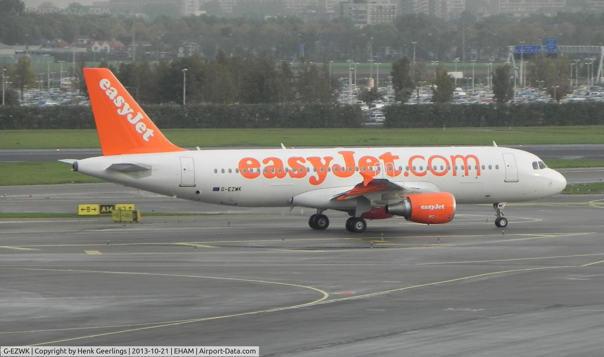 G-EZWK, 2013 Airbus A320-214 C/N 5688, Schiphol Airport