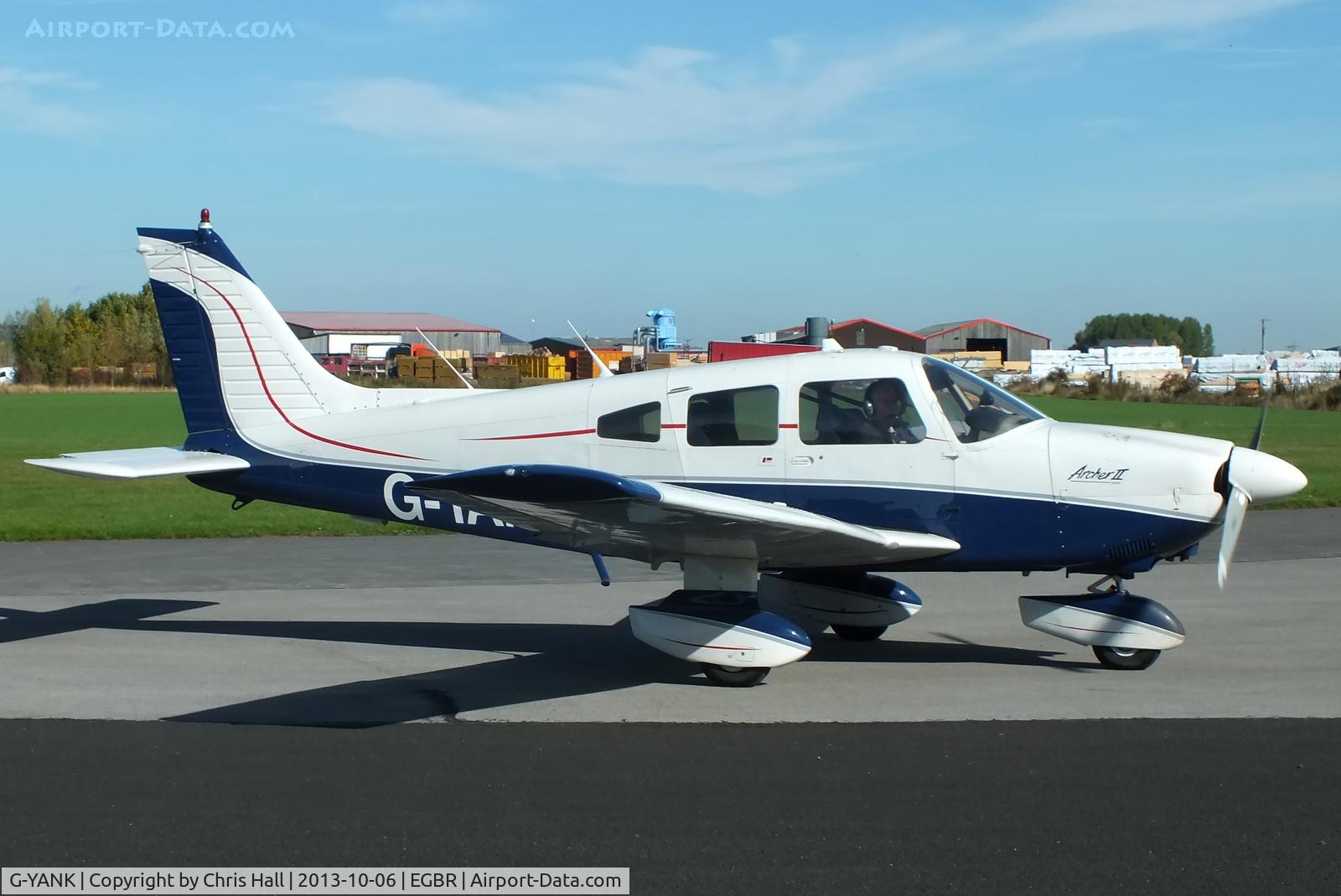G-YANK, 1979 Piper PA-28-181 Cherokee Archer II C/N 28-8090163, at Breighton's Pre Hibernation Fly-in, 2013