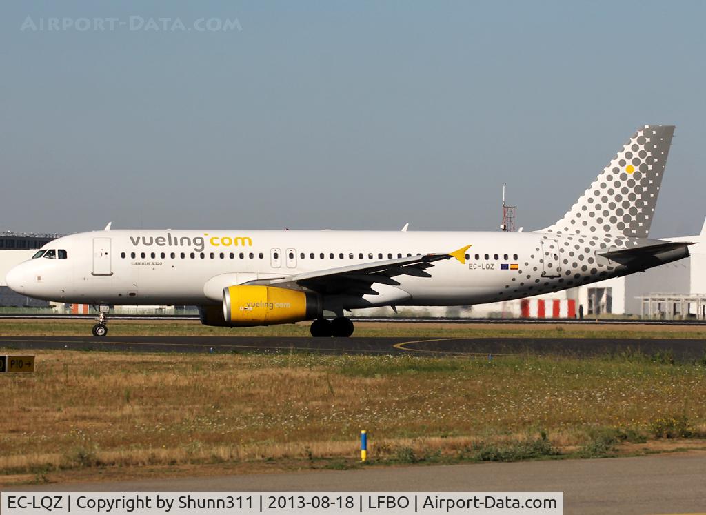 EC-LQZ, 2003 Airbus A320-232 C/N 1933, Taxiing holding point rwy 32R for departure...