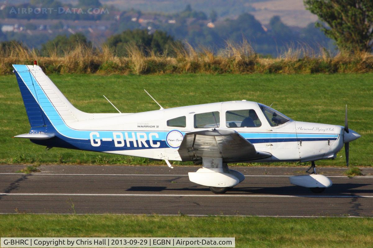 G-BHRC, 1979 Piper PA-28-161 Cherokee Warrior II C/N 28-7916430, The Sherwood Flying Club