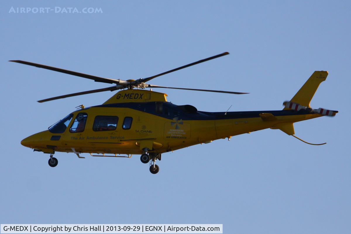 G-MEDX, 2008 Agusta A-109E Power C/N 11745, Derbyshire, Leicestershire and Rutland Air ambulance