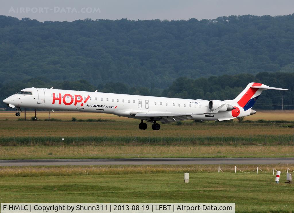 F-HMLC, 2010 Bombardier CRJ-1000EL NG (CL-600-2E25) C/N 19006, Landing rwy 20