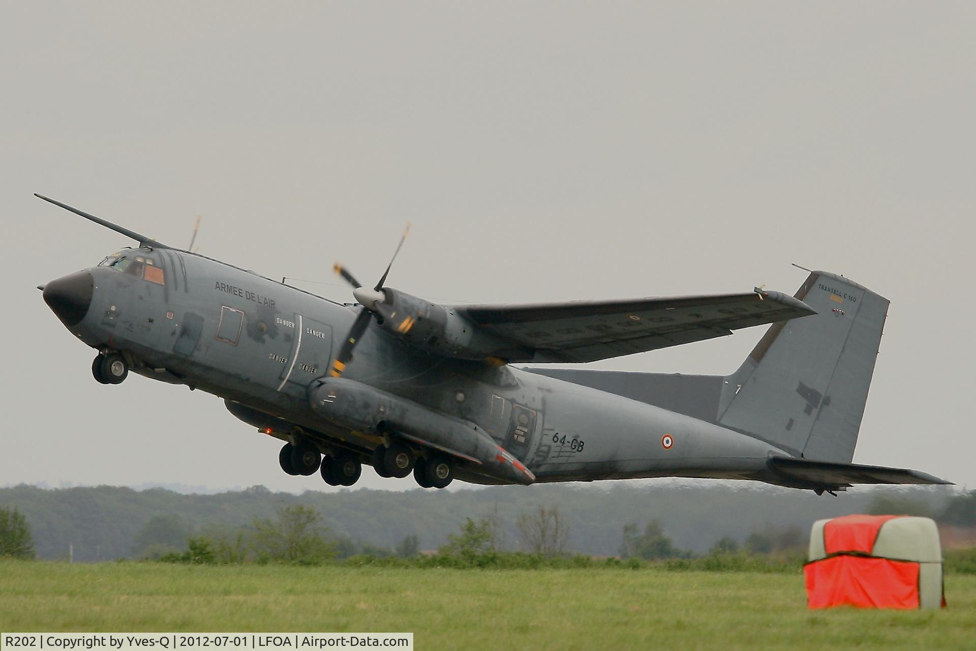R202, Transall C-160R C/N 202, French Air Force Transall C-160R (64-GB), Avord Air Base 702 (LFOA)