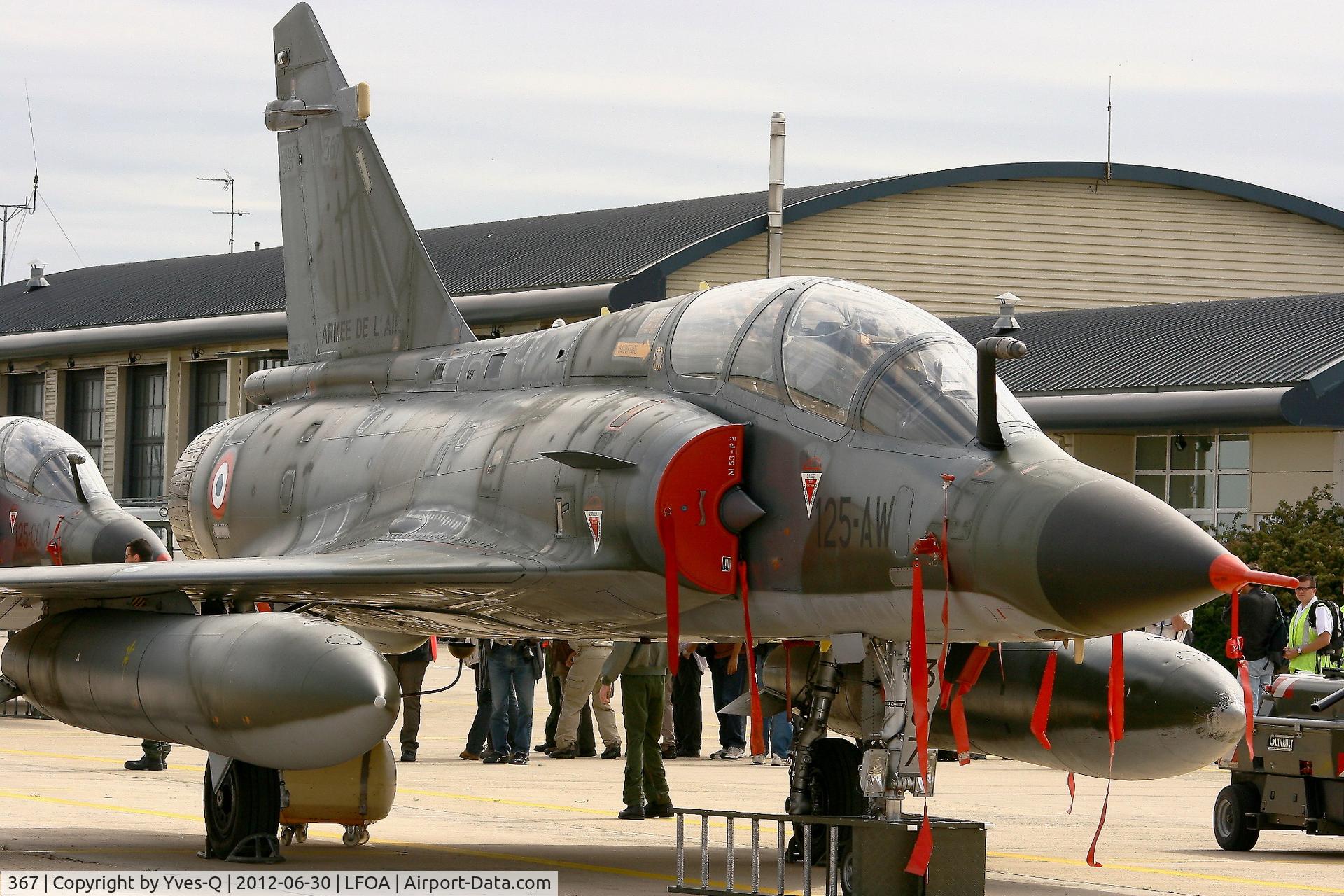 367, Dassault Mirage 2000N C/N 362, French Air Force Dassault Mirage 2000N (125-AW), Avord Air Base 702 (LFOA)