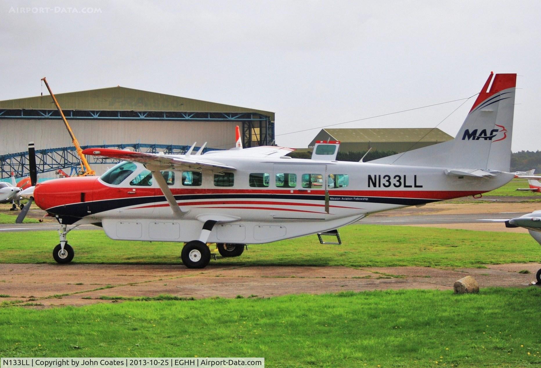 N133LL, Cessna 208B  Grand Caravan C/N 208B2134, Awaiting delivery after recent respray to Mission Aviation Fellowship livery.