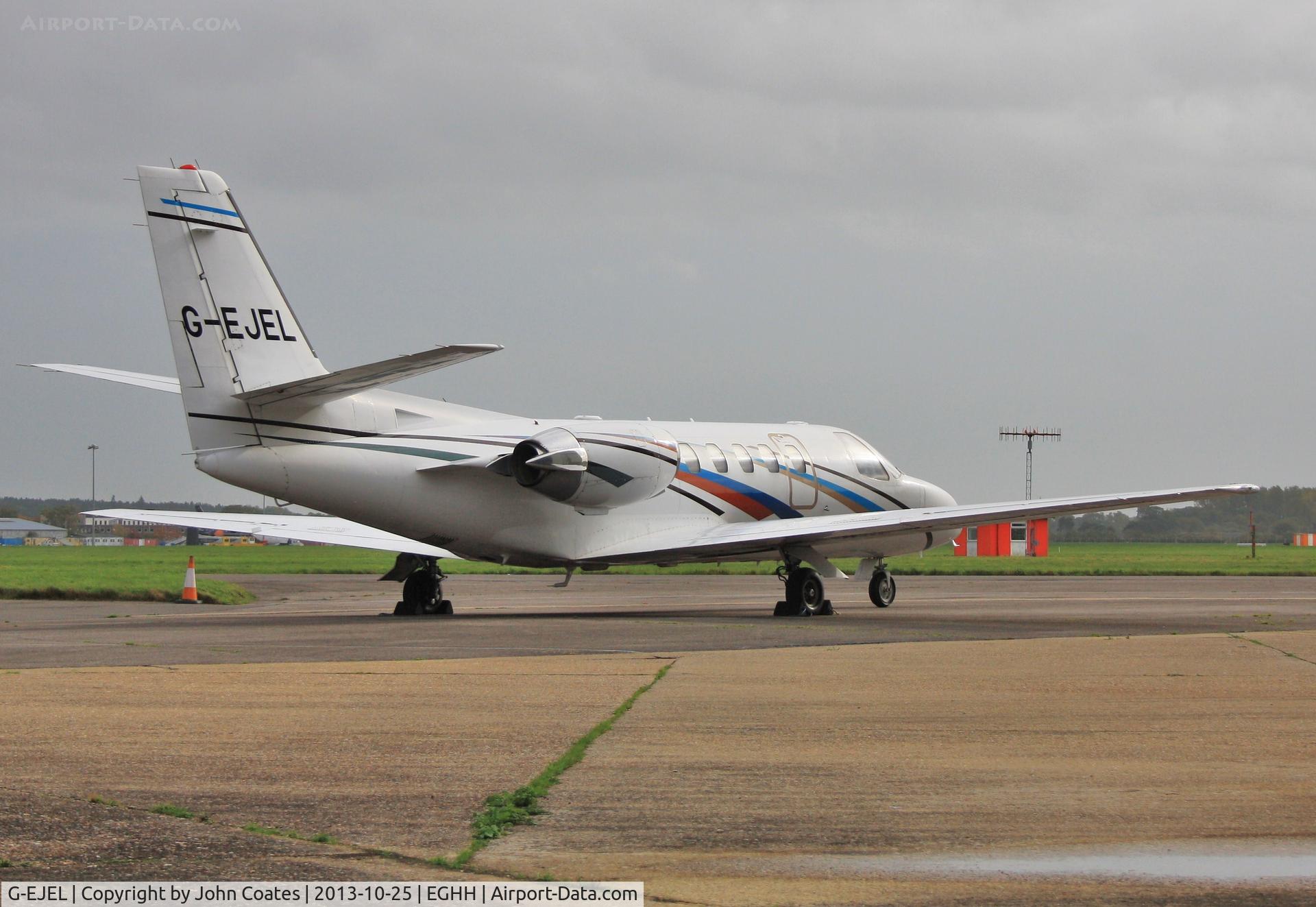 G-EJEL, 1990 Cessna 550 Citation II C/N 550-0643, Preparing to depart CSE