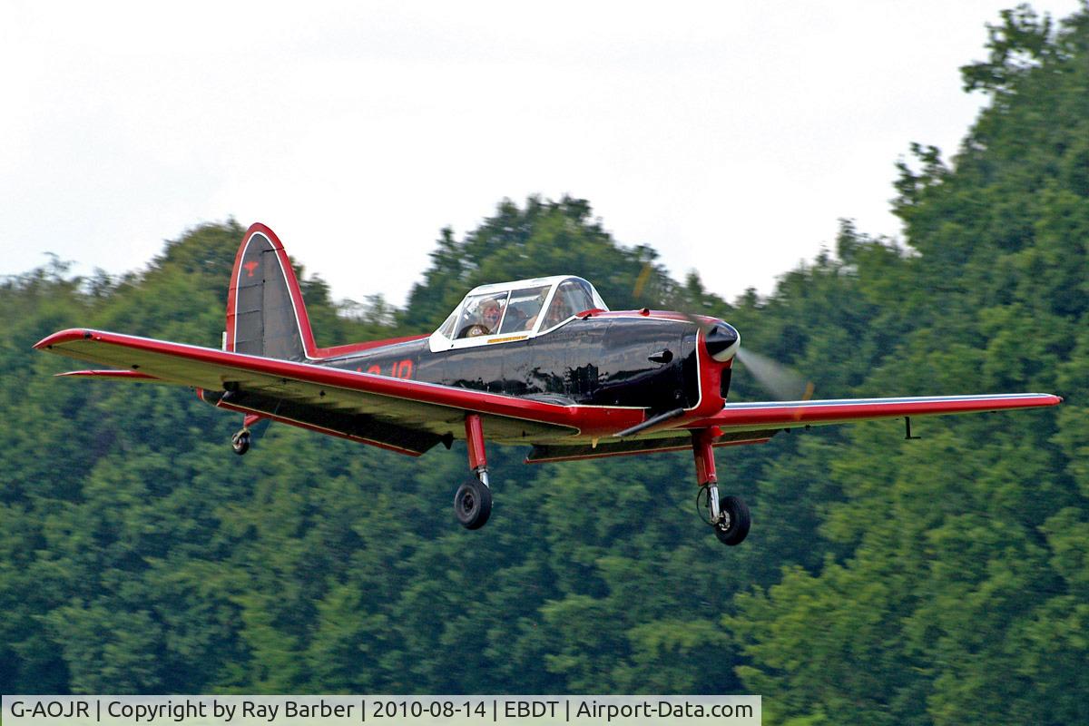 G-AOJR, 1950 De Havilland DHC-1 Chipmunk T.10 C/N C1/0205, DHC-1 Chipmunk 22 [C1/0205] Schaffen-Diest~OO 14/08/2010
