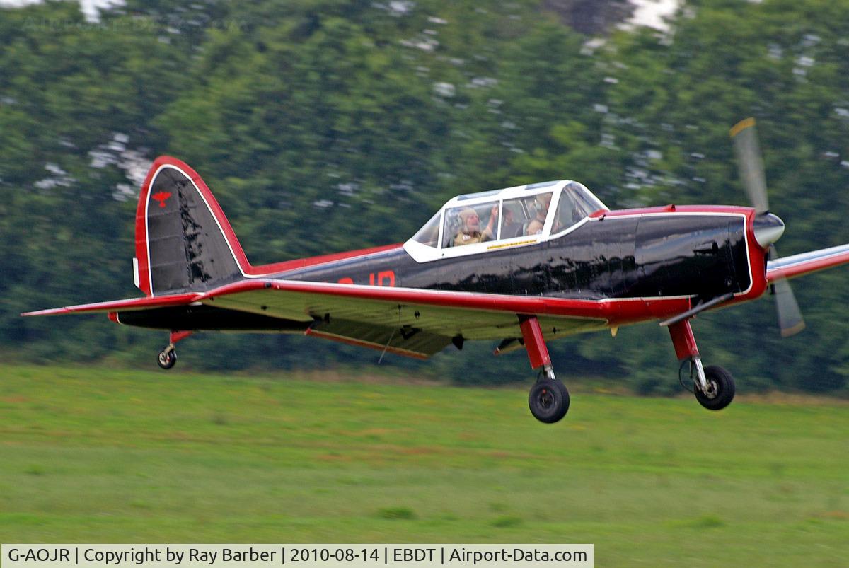 G-AOJR, 1950 De Havilland DHC-1 Chipmunk T.10 C/N C1/0205, DHC-1 Chipmunk 22 [C1/0205] Schaffen-Diest~OO 14/08/2010