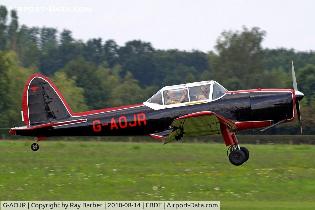 G-AOJR, 1950 De Havilland DHC-1 Chipmunk T.10 C/N C1/0205, DHC-1 Chipmunk 22 [C1/0205] Schaffen-Diest~OO 14/08/2010