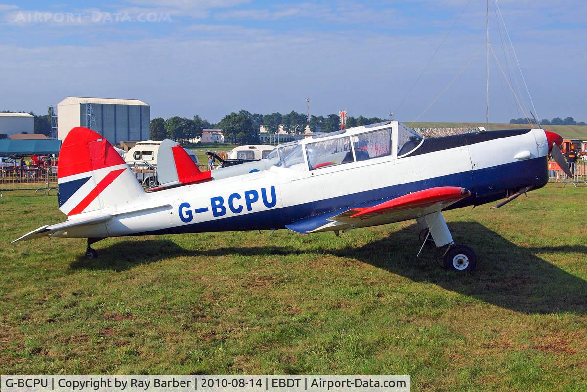 G-BCPU, 1953 De Havilland DHC-1 Chipmunk T.10 C/N C1/0839, DHC-1 Chipmunk 22 [C1/0839] Schaffen-Diest~OO 14/08/2010