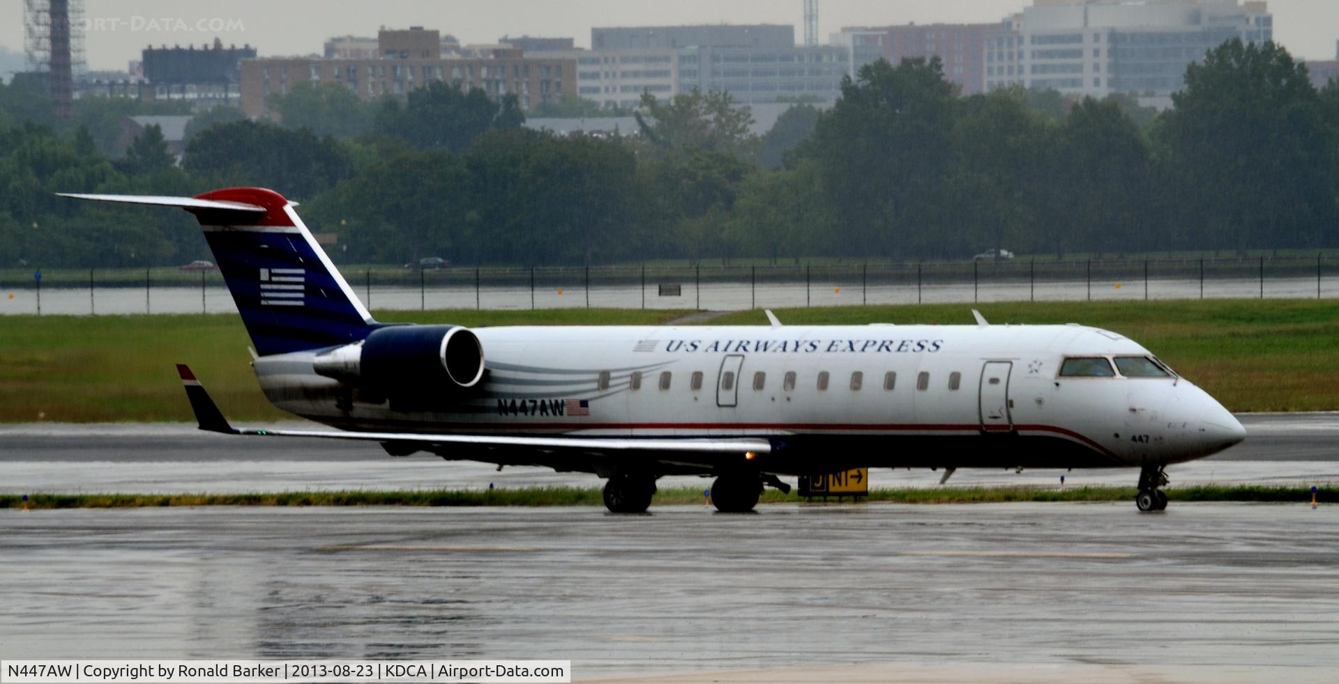 N447AW, 2003 Bombardier CRJ-200LR (CL-600-2B19) C/N 7812, Taxi National