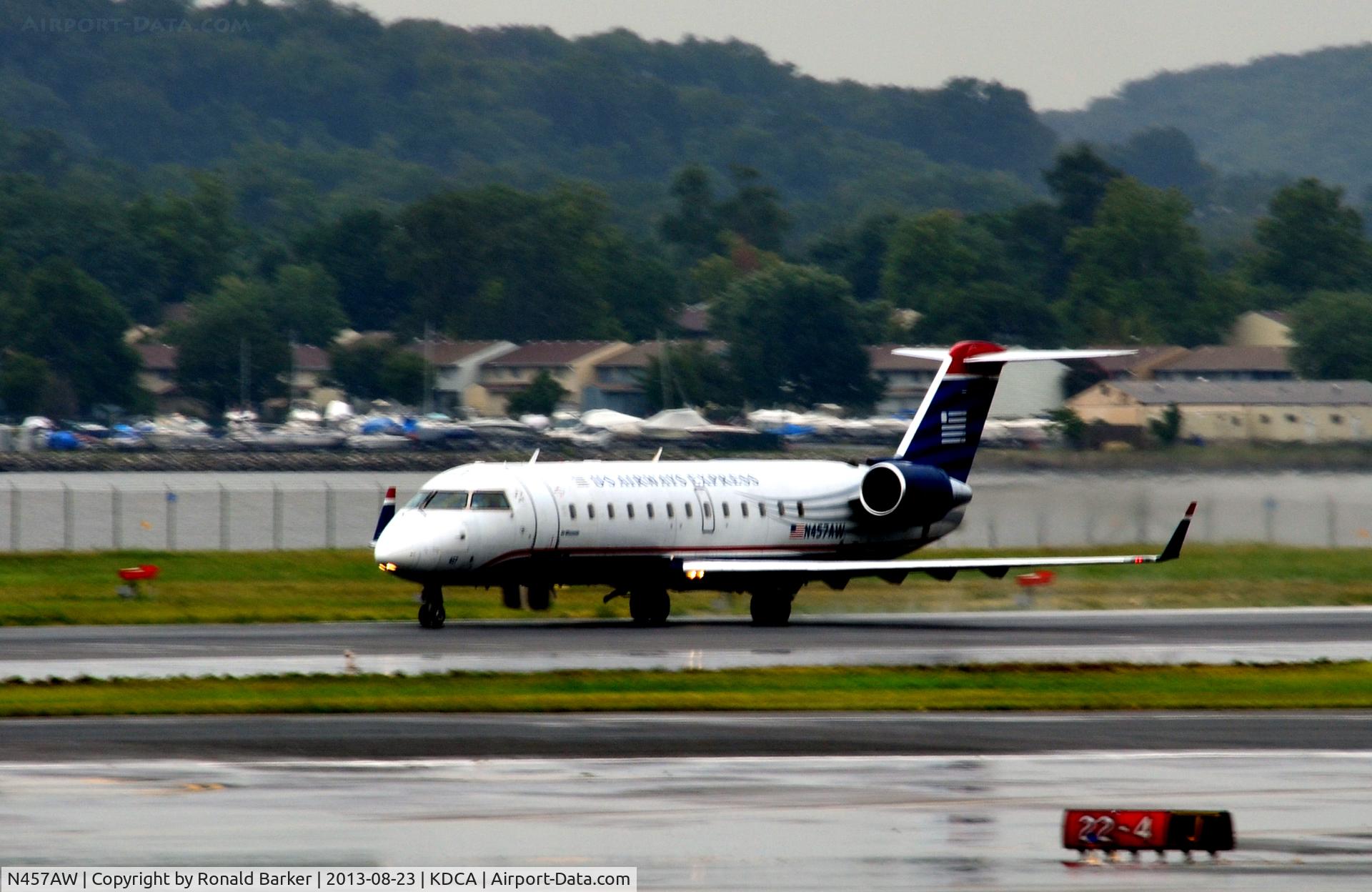 N457AW, 2003 Canadair CRJ-200LR (CL-600-2B19) C/N 7854, Takeoff National