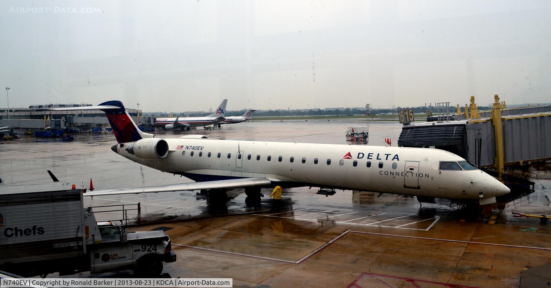 N740EV, 2004 Bombardier CRJ-701 (CL-600-2C10) Regional Jet C/N 10151, Gate 15 National