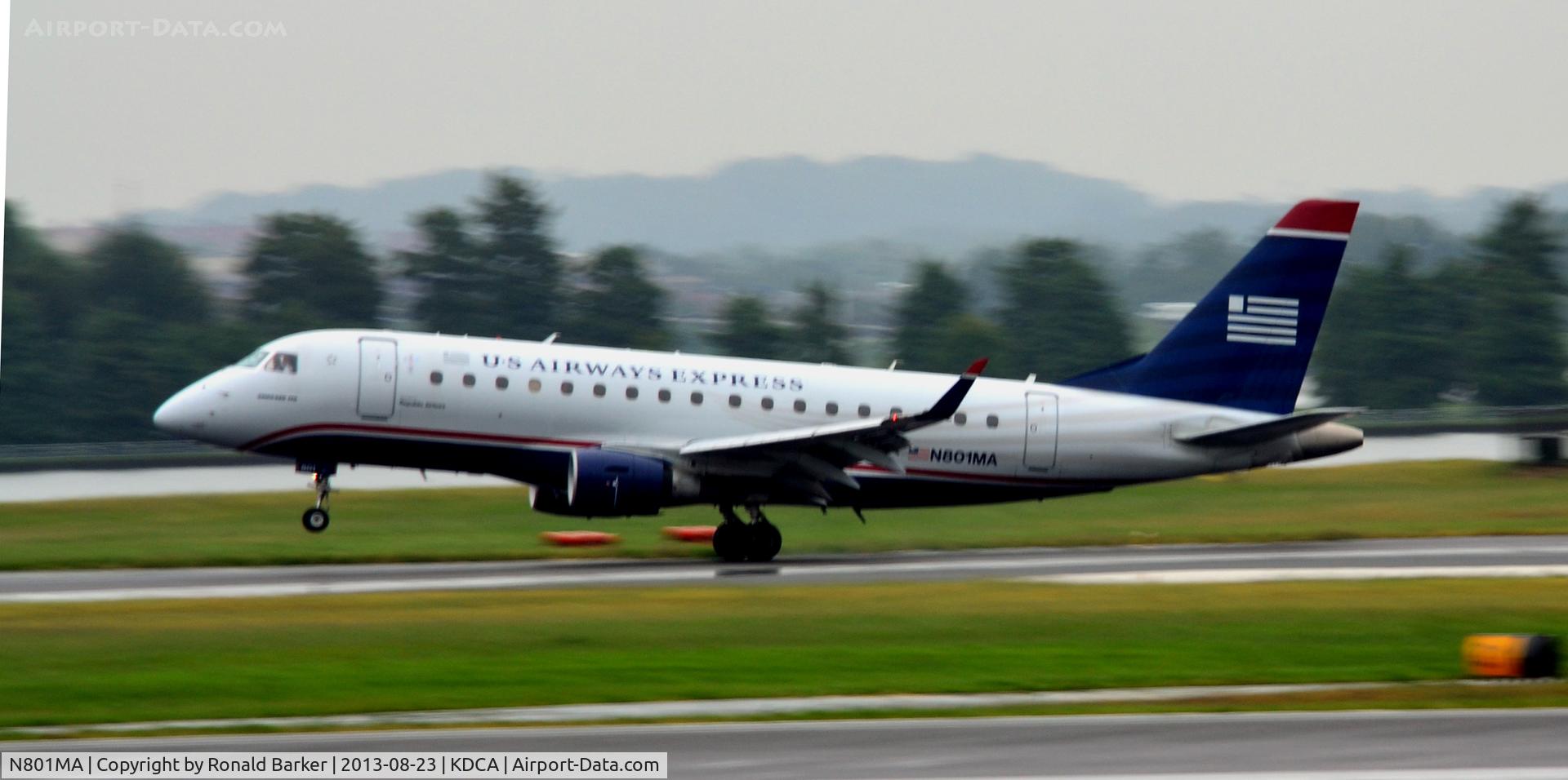 N801MA, 2004 Embraer 170SU (ERJ-170-100SU) C/N 17000012, Landing National