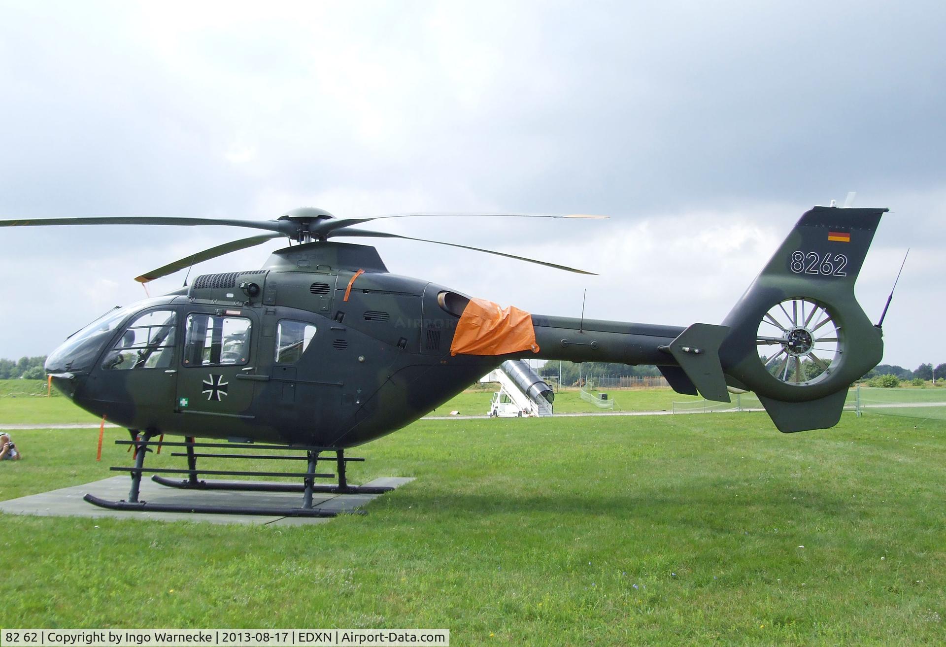 82 62, Eurocopter EC-135T-1 C/N 0114, Eurocopter EC135T-1 of the German Army (Heeresflieger) at the Spottersday of the Nordholz Airday 2013 celebrationg 100 Years of German Naval Aviation at Nordholz Naval Aviation Base