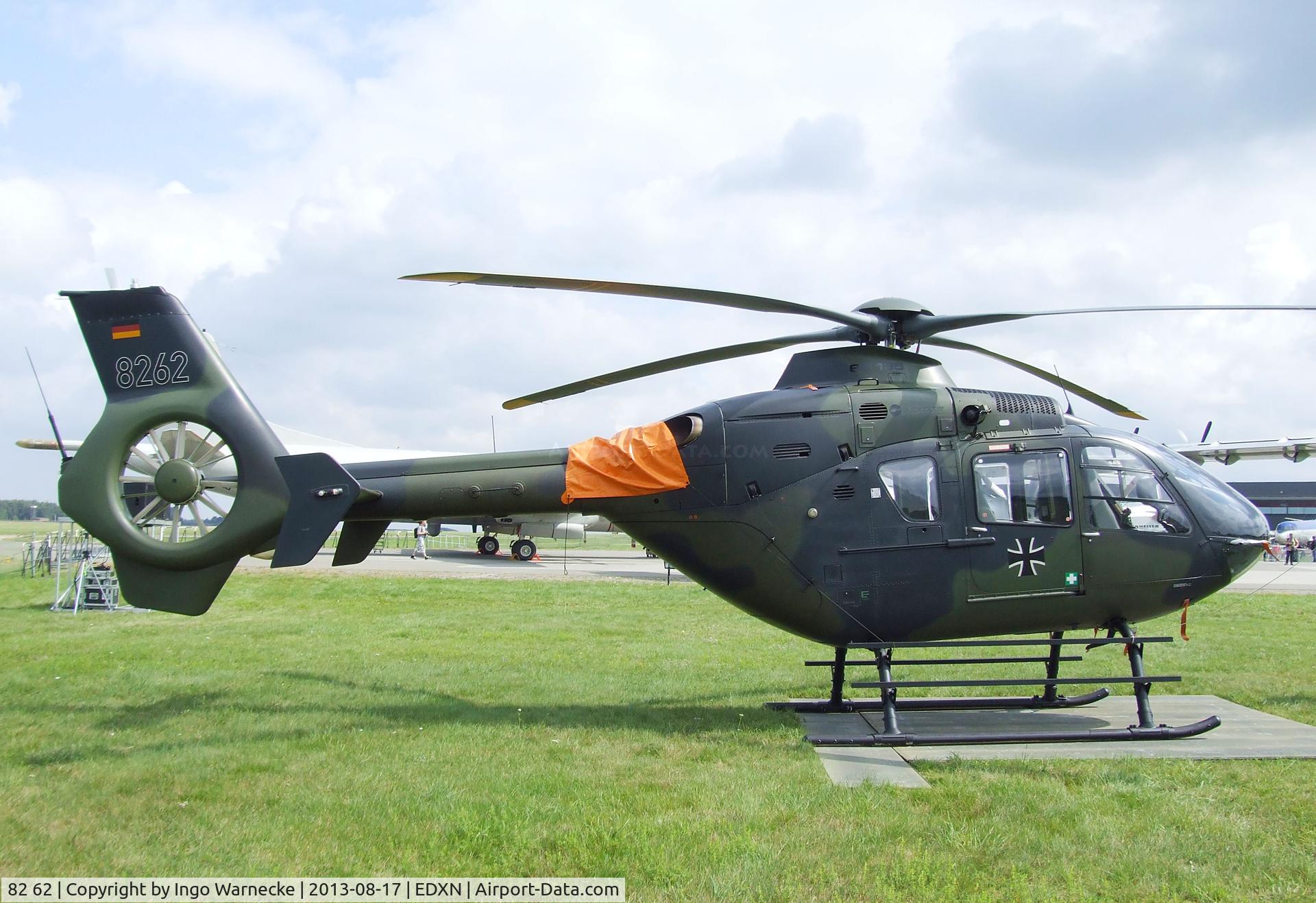 82 62, Eurocopter EC-135T-1 C/N 0114, Eurocopter EC135T-1 of the German Army (Heeresflieger) at the Spottersday of the Nordholz Airday 2013 celebrationg 100 Years of German Naval Aviation at Nordholz Naval Aviation Base