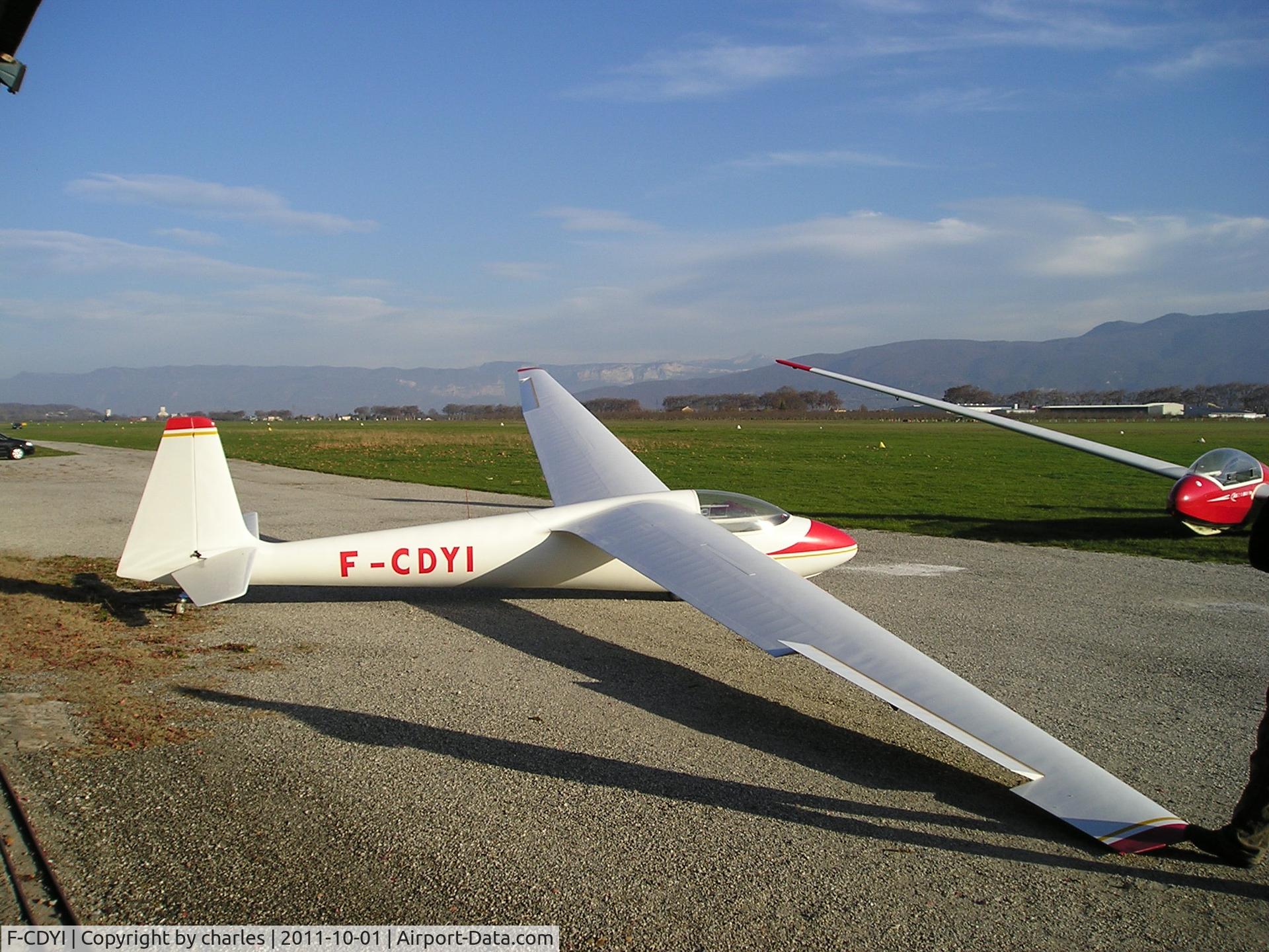 F-CDYI, 1971 Schleicher Ka-6E Rhonsegler C/N 4369, south of France