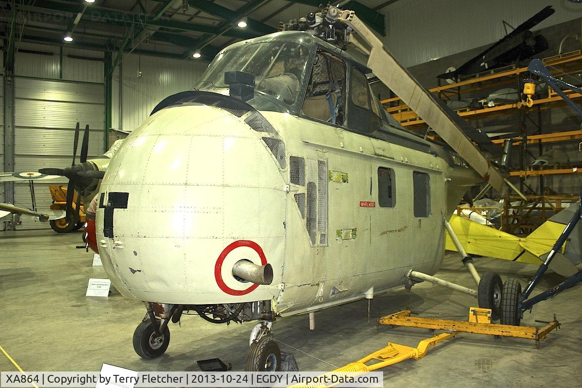 XA864, 1953 Westland Whirlwind HAR.1 C/N WA.3, Open Day at Cobham Hall , Fleet Air Arm Museum at Yeovilton