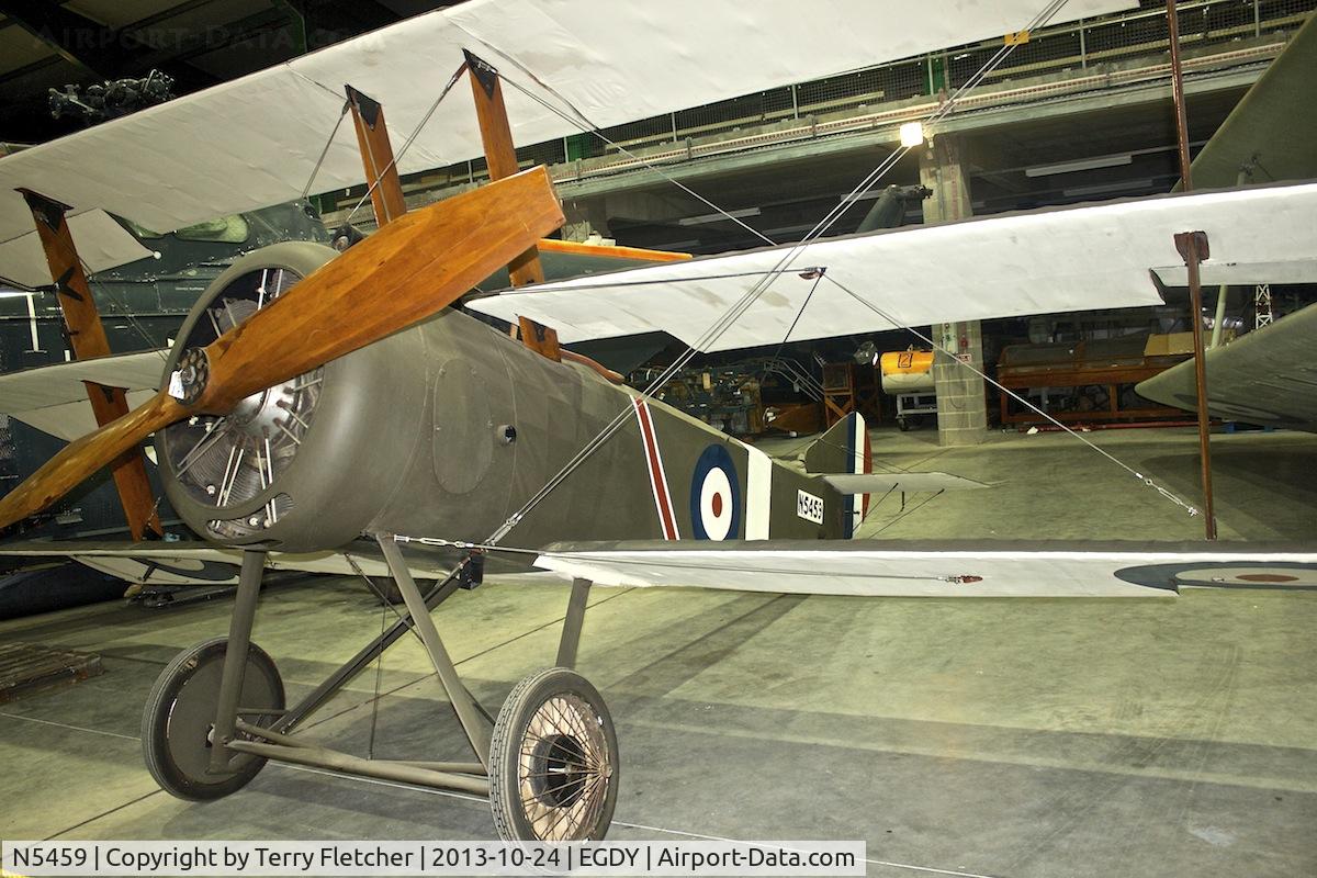 N5459, Sopwith Triplane Replica C/N Not found N5459, Open Day at Cobham Hall , Fleet Air Arm Museum at Yeovilton