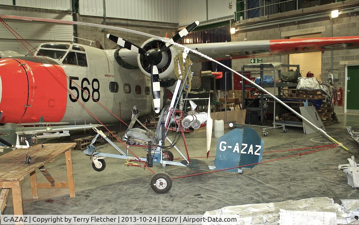 G-AZAZ, Bensen B-8M Gyrocopter Gyrocopter C/N RNEC1, Open Day at Cobham Hall , Fleet Air Arm Museum at Yeovilton