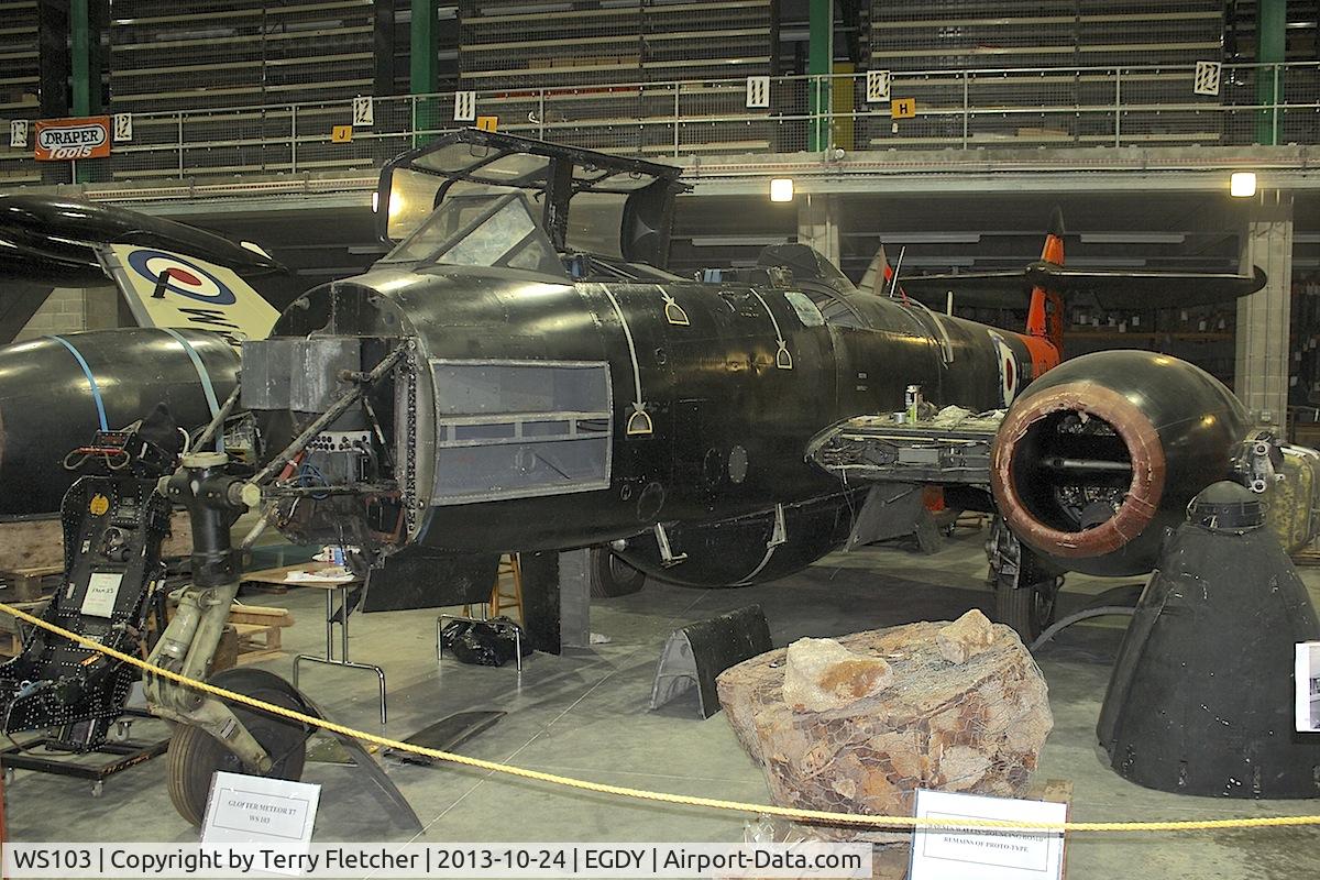 WS103, 1952 Gloster Meteor T.7 C/N Not found WS103, Open Day at Cobham Hall , Fleet Air Arm Museum at Yeovilton