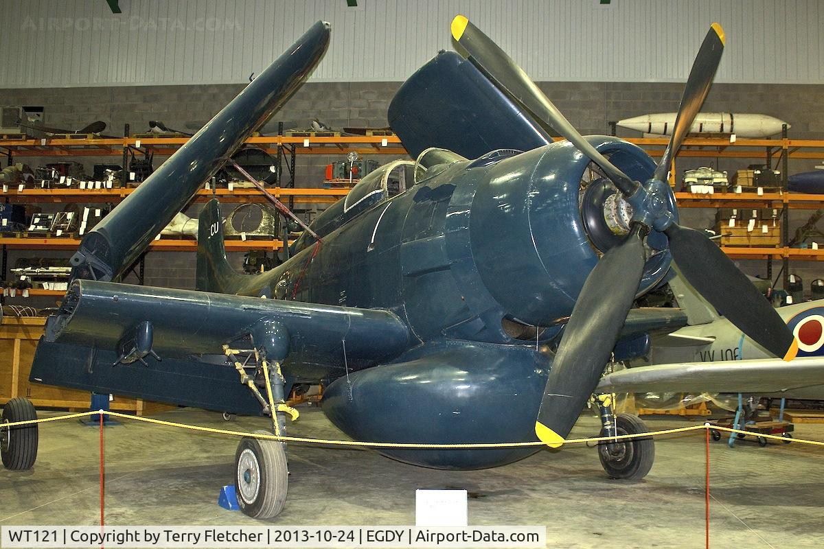 WT121, 1951 Douglas Skyraider AEW.1 C/N 7427, Open Day at Cobham Hall , Fleet Air Arm Museum at Yeovilton