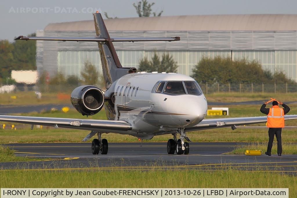 I-RONY, 2000 Raytheon Hawker 800XP C/N 258506, Alba Servizi Aerotrasporti 262 from CIA parking Kilo 1