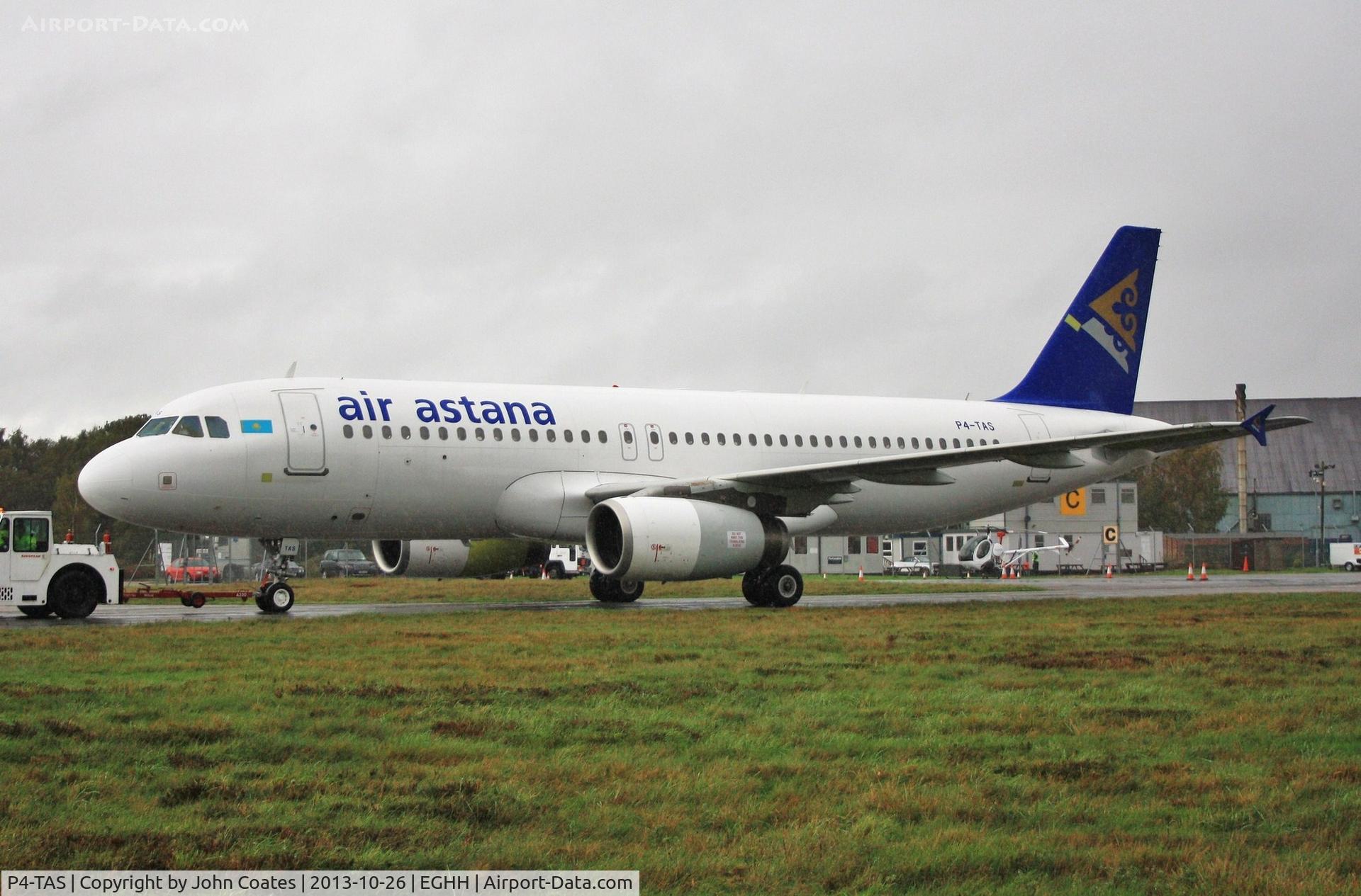 P4-TAS, 2006 Airbus A320-232 C/N 2828, Being towed to paintshop for respray for Aegean Airlines.