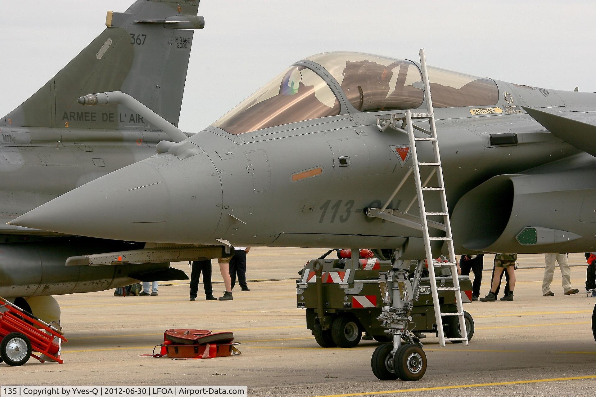 135, Dassault Rafale C C/N 135, French Air Force Dassault Rafale C (113-GN), Avord Air Base 702 (LFOA)