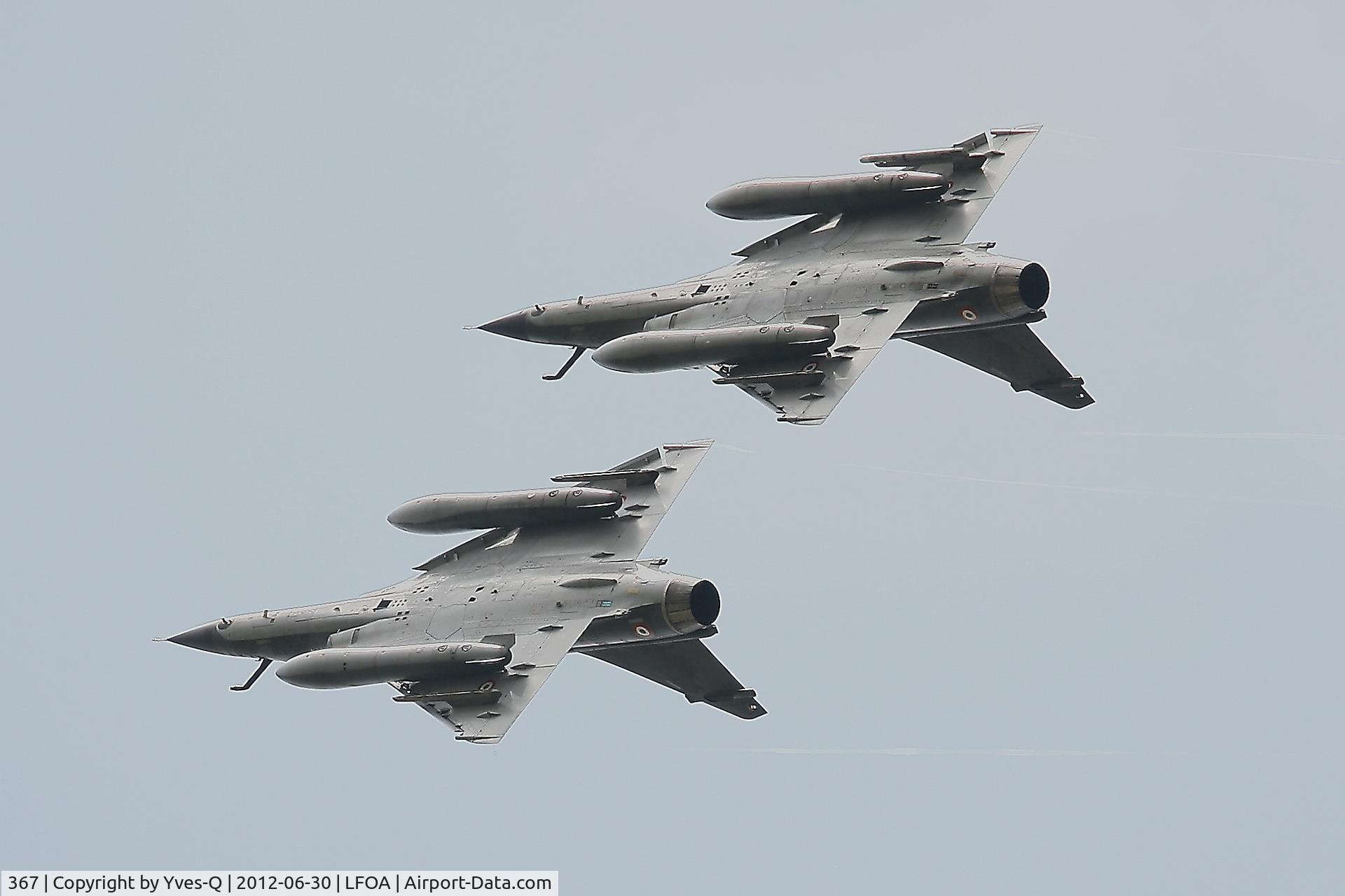 367, Dassault Mirage 2000N C/N 362, French Air Force Dassault Mirage 2000N, Avord Air Base 702 (LFOA). Ramex Delta  Display Air Show 2012