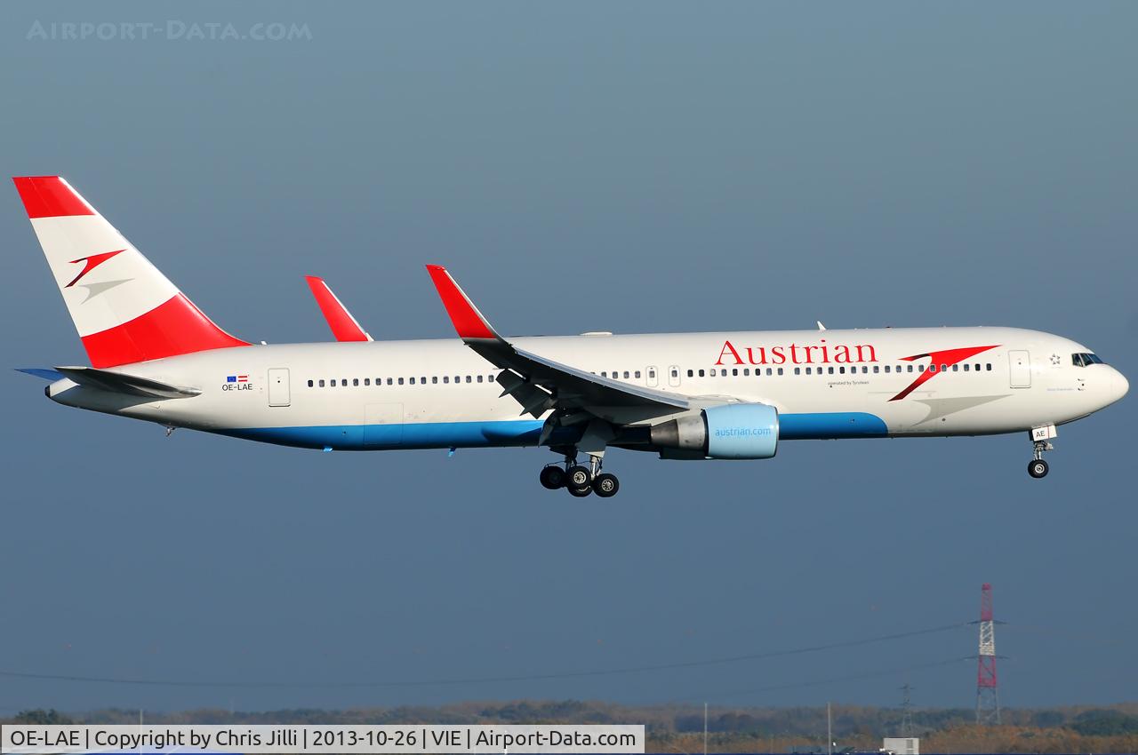 OE-LAE, 2000 Boeing 767-3Z9/ER C/N 30383, Austrian Airlines