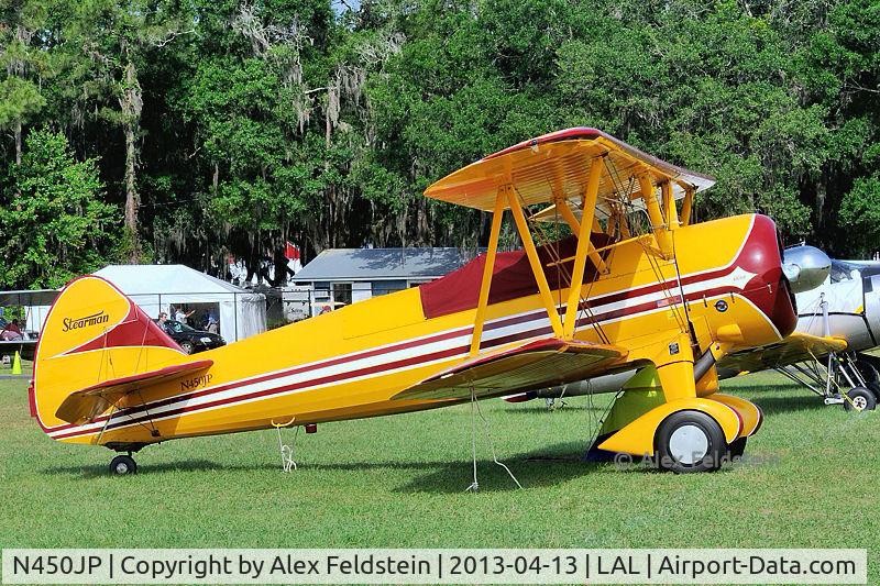 N450JP, 1994 Boeing PT-17 Kaydet (A75N1) C/N 75-4772-JJ, @Sun-N-Fun