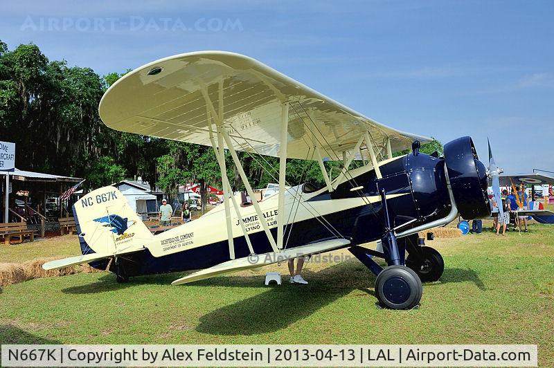 N667K, Stearman 4-E Junior Speedmail C/N 4007, @Sun-N-Fun