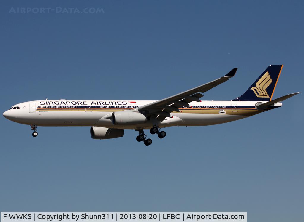 F-WWKS, 2013 Airbus A330-343X C/N 1447, C/n 1447 - To be 9V-STW