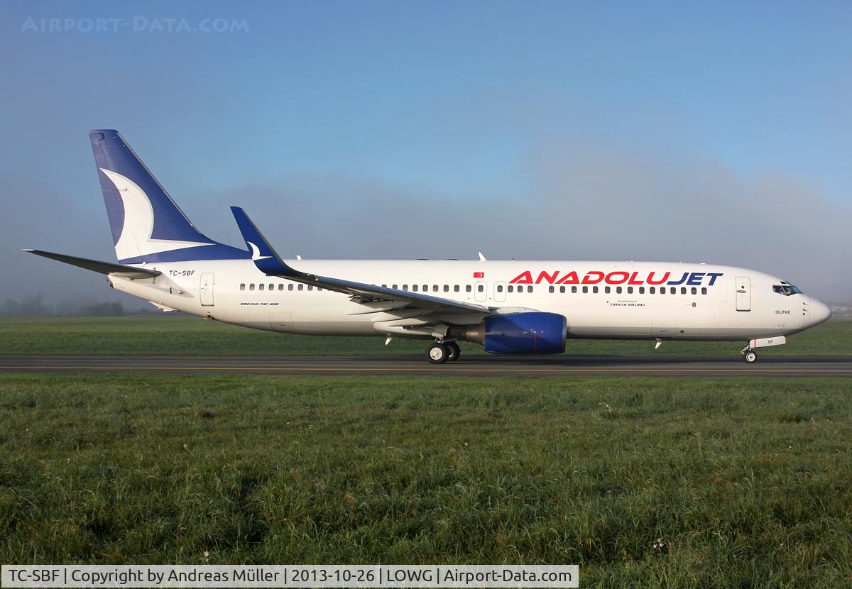 TC-SBF, 2005 Boeing 737-86Q C/N 30296, Operating for SunExpress.