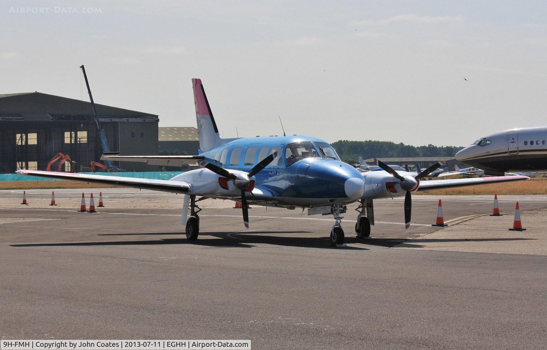 9H-FMH, 1975 Piper PA-31-350 Navajo Chieftain Chieftain C/N 31-7552075, Visitor at BHL
