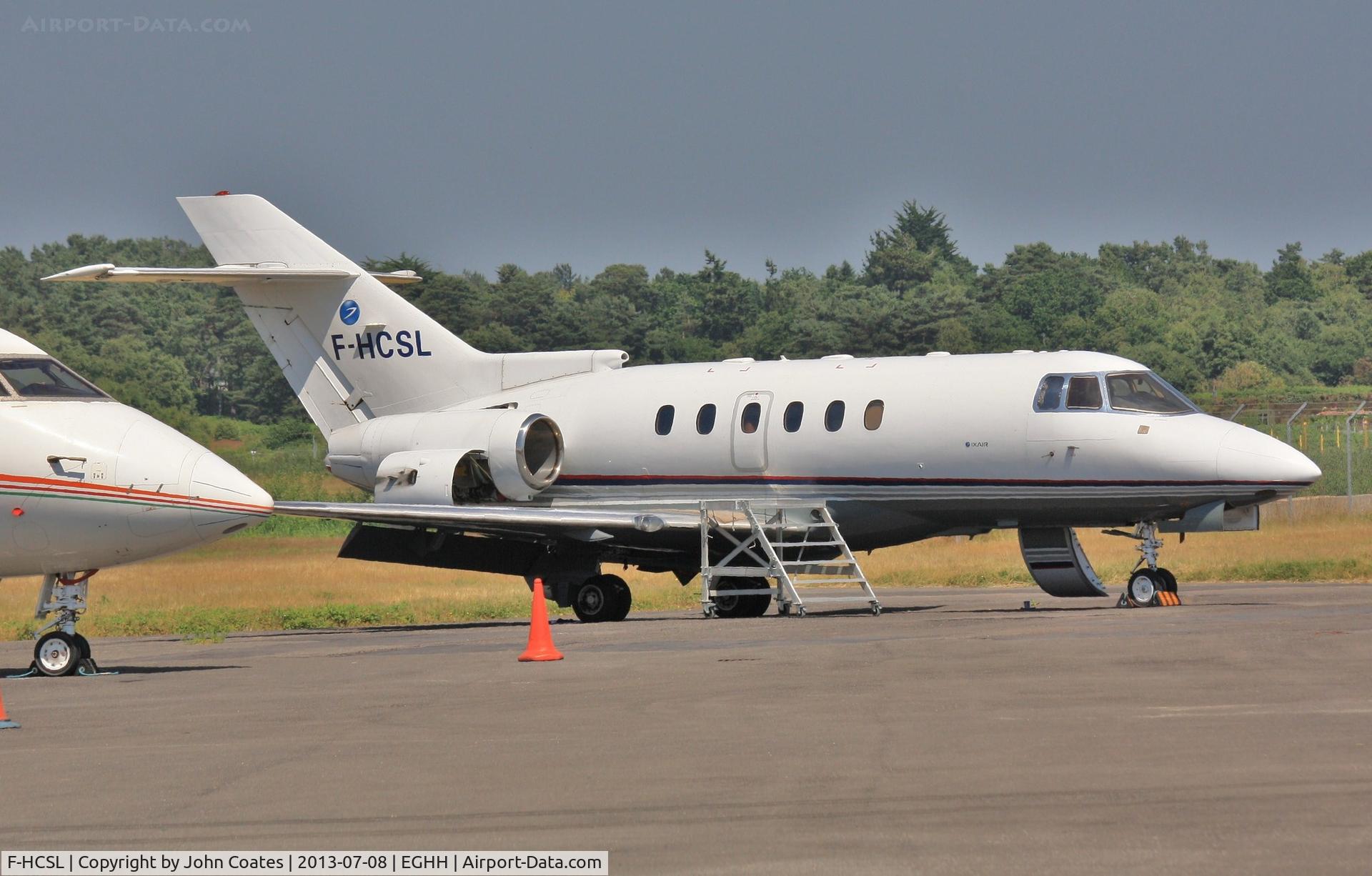 F-HCSL, 1998 Raytheon Hawker 800XP C/N 258385, Parked at JETS.