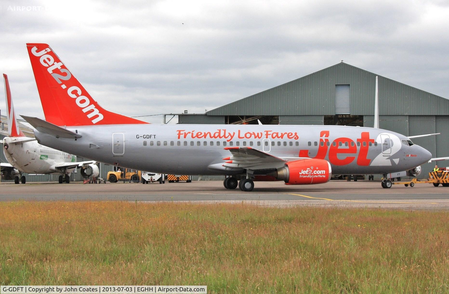 G-GDFT, 1998 Boeing 737-36Q C/N 29141, ex G-TOYM just repainted