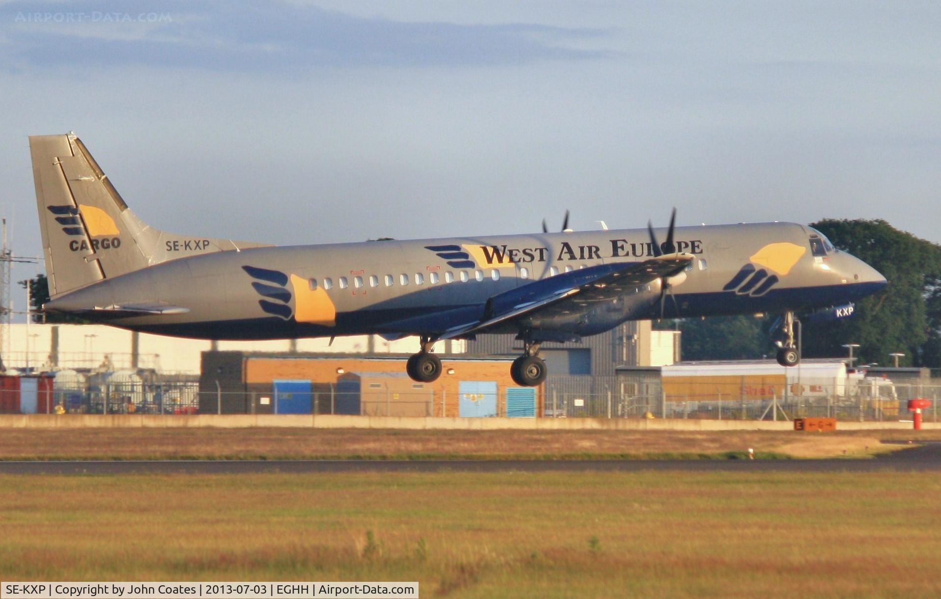 SE-KXP, 1992 British Aerospace ATP(F) C/N 2056, Ops for Atlantic Airlines touching down 26