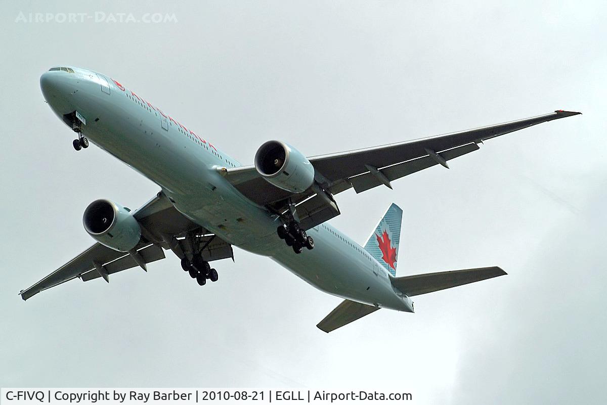 C-FIVQ, 2008 Boeing 777-333/ER C/N 35240, Boeing 777-333ER [35240] (Air Canada) Home~G 21/08/2010 .On approach 27R.