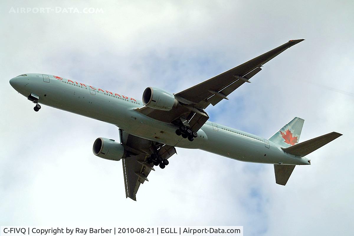 C-FIVQ, 2008 Boeing 777-333/ER C/N 35240, Boeing 777-333ER [35240] (Air Canada) Home~G 21/08/2010 .On approach 27R.