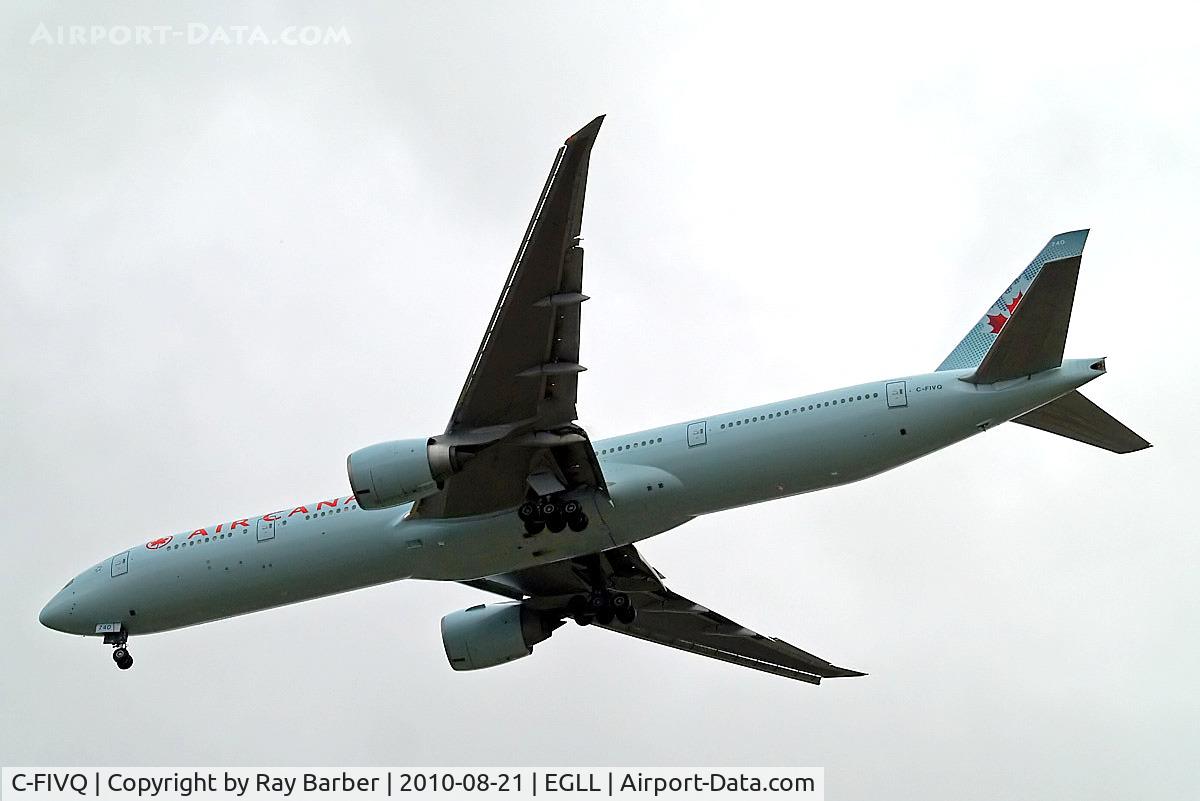 C-FIVQ, 2008 Boeing 777-333/ER C/N 35240, Boeing 777-333ER [35240] (Air Canada) Home~G 21/08/2010 .On approach 27R.