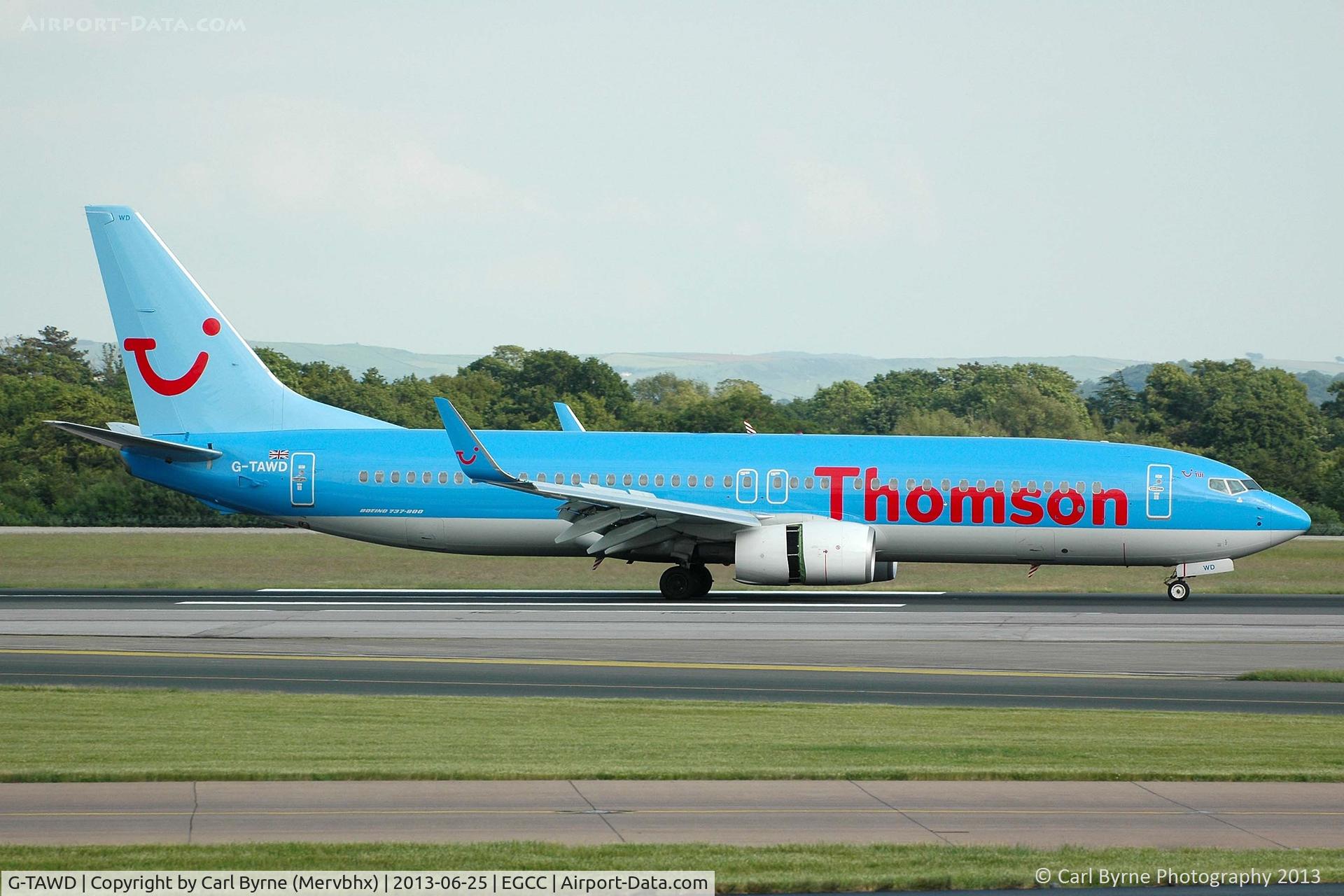 G-TAWD, 2012 Boeing 737-8K5 C/N 37265, Taken from the Aviation Viewing Park.