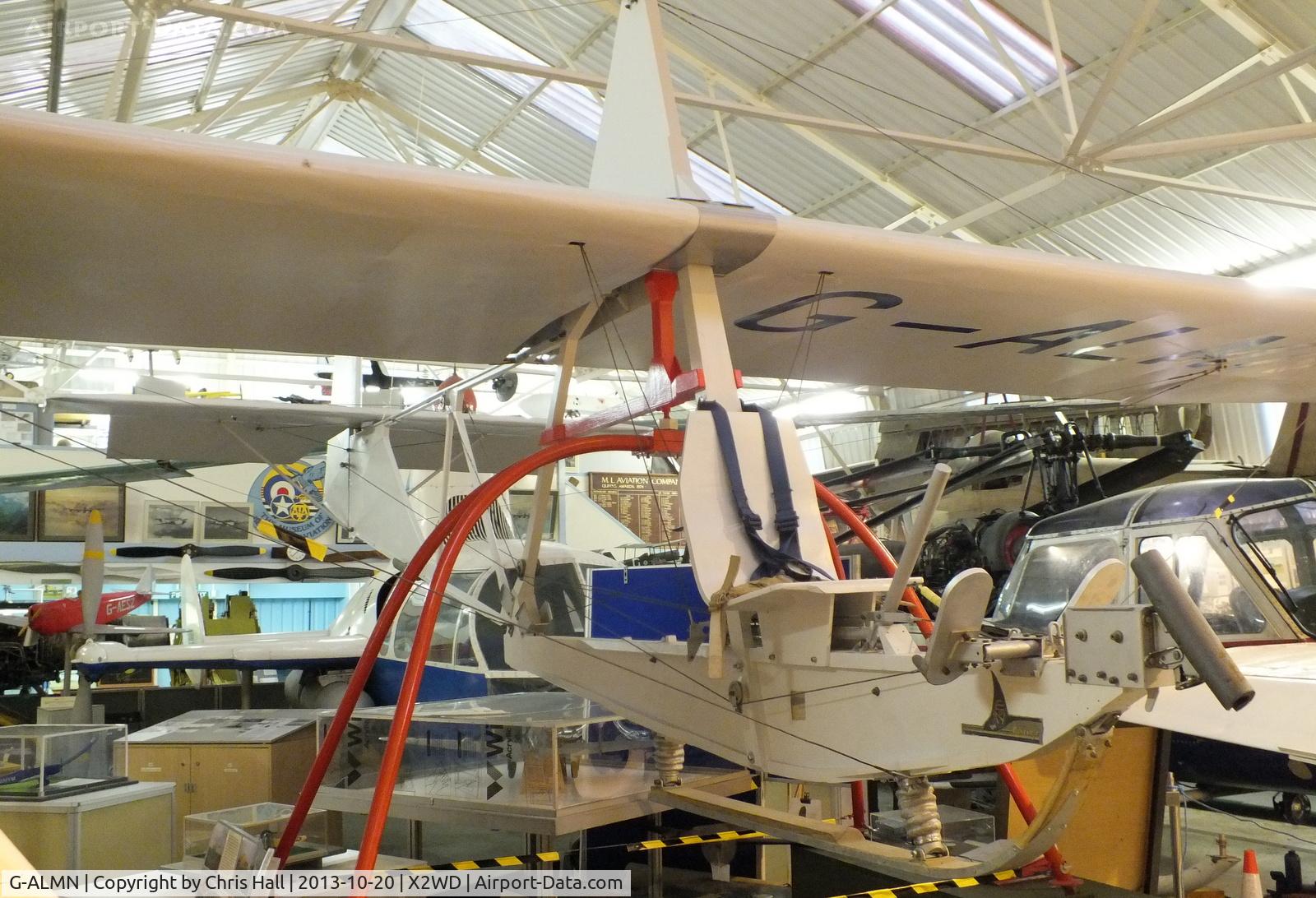 G-ALMN, 1948 Elliots Of Newbury Primary Mk.1 C/N EON/P/012, Last flew on the 7th May 1950. It was then stored at Farnborough for many years before being donated to the Museum of Berkshire Aviation, Woodley