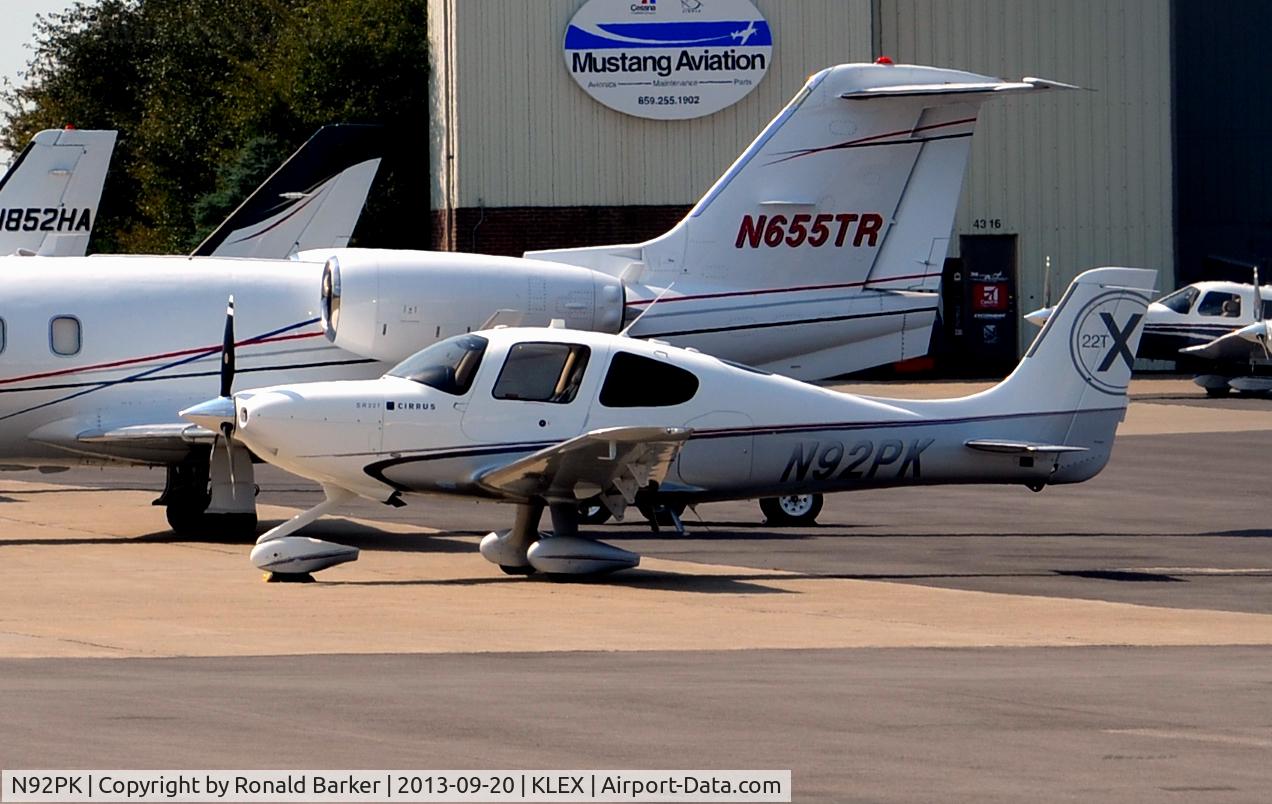 N92PK, Cirrus SR22T C/N 0238, Lexington