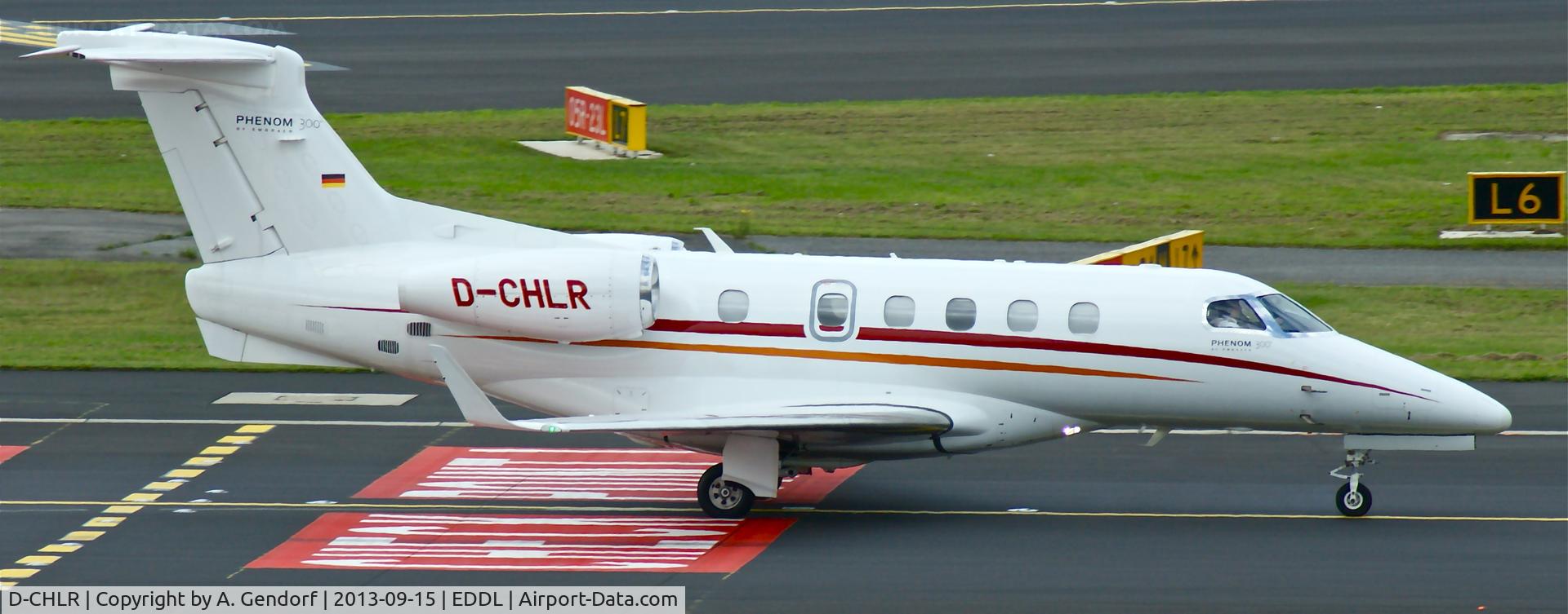 D-CHLR, 2011 Embraer EMB-505 Phenom 300 C/N 50500066, Privat (untitled), is here on taxiway 