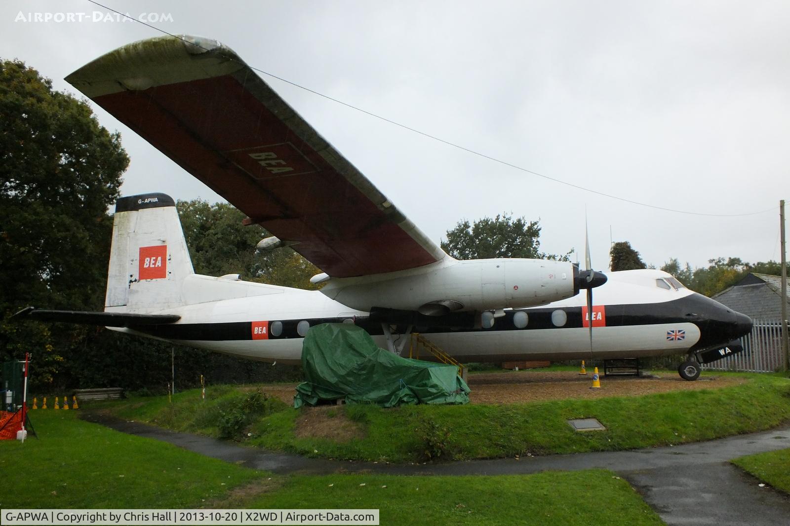 G-APWA, 1959 Handley Page HPR-7 Herald 201 C/N 149, G-APWA was the first production version of the Herald and first flew on October 30, 1959.