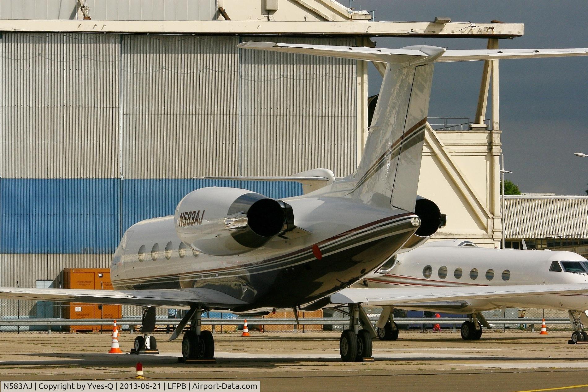 N583AJ, 1992 Gulfstream Aerospace G-IV C/N 1184, Gulfstream Aerospace G-IV, Paris-Le Bourget Airport (LFPB-LBG)